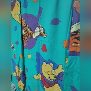 Vintage 1990 4 panel Winnie the Pooh and Tigger nursery curtains